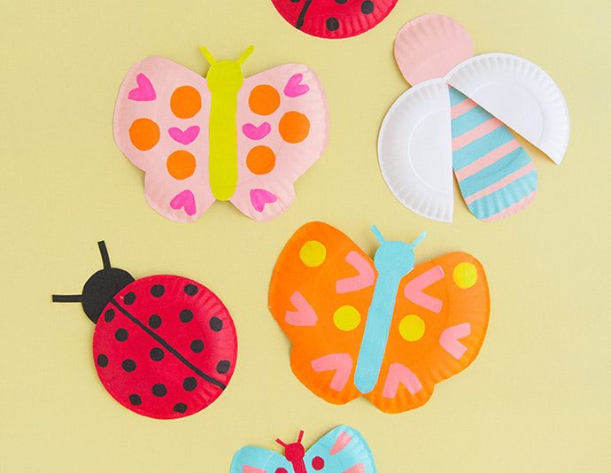 Painted-Paper-Plate-Bugs